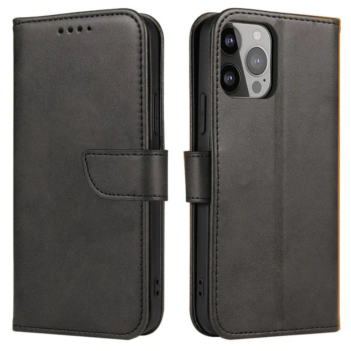 Magnet Case for Samsung S24 with flap and wallet - black - Cell phone cases and covers<<<HurtelXML