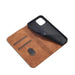 Magnet Fancy Case Case for iPhone 12 Pro Max Pouch Wallet Card Holder Brown - Cell phone cases and covers<<<HurtelXML
