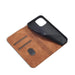Magnet Fancy Case Case for iPhone 13 Pro Cover Card Wallet Card Stand Brown - Cell phone cases and covers<<<HurtelXML