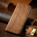 Magnet Fancy Case Case for Samsung Galaxy S22 + (S22 Plus) Pouch Wallet Card Holder Brown - Cell phone cases