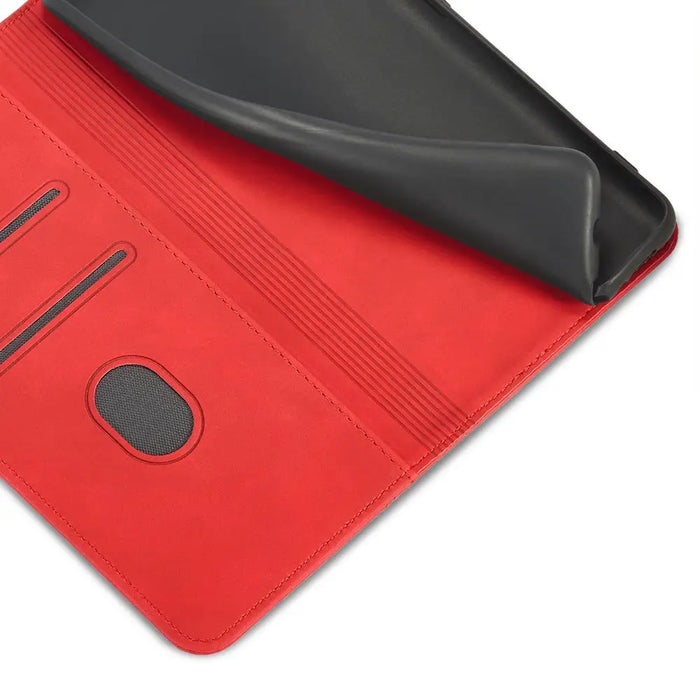 Magnet Fancy Case for Samsung Galaxy S23 Ultra Cover with Flip Stand Wallet Red - Cell phone cases