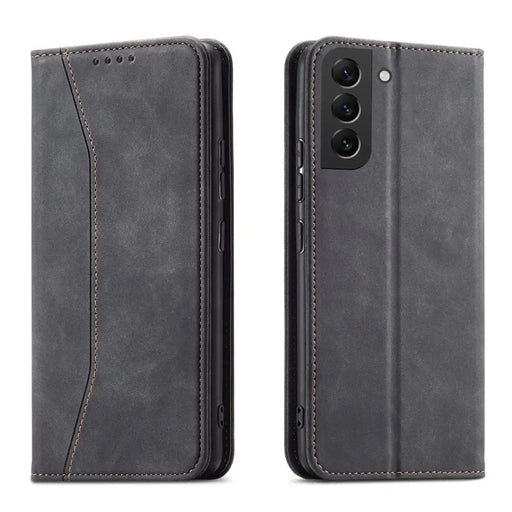 Magnet Fancy Case for Samsung Galaxy S23 Ultra flip cover wallet stand black - Cell phone cases and covers<<<HurtelXML