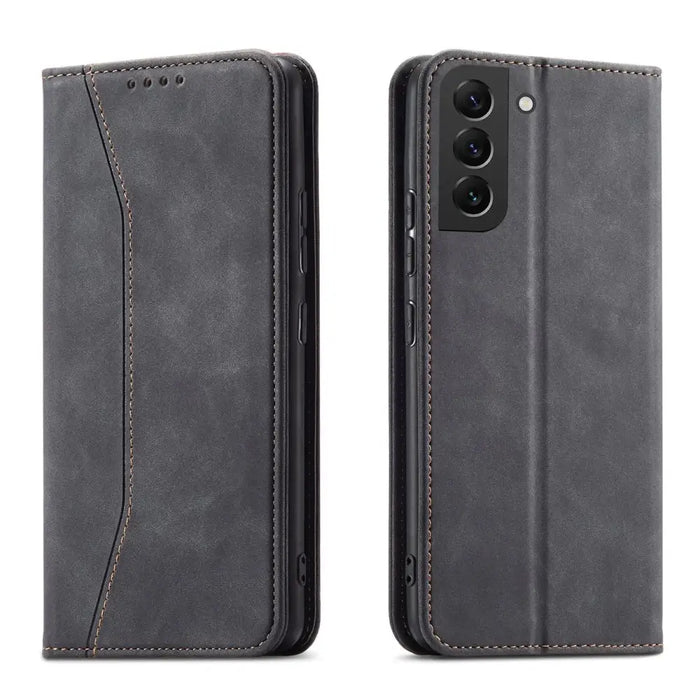 Magnet Fancy Case for Samsung Galaxy S23 Ultra flip cover wallet stand black - Cell phone cases and covers<<<HurtelXML