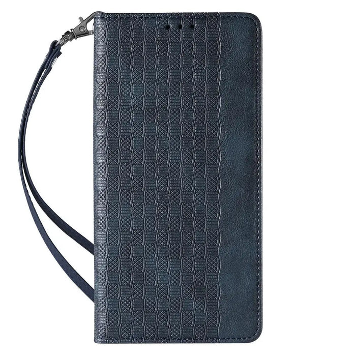 Magnet Strap Case for iPhone 12 Pouch Wallet + Mini Lanyard Pendant Blue - Cell phone cases and covers<<<HurtelXML