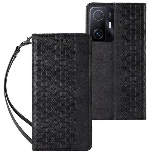 Magnet Strap Case Case for Samsung Galaxy A53 5G Pouch Wallet + Mini Lanyard Pendant Black - Cell phone cases
