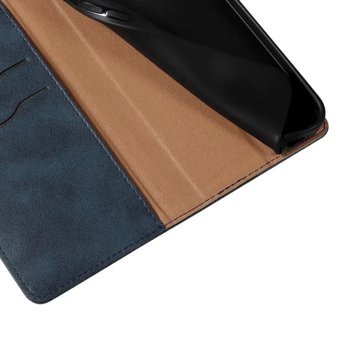 Magnet Strap Case Case for Samsung Galaxy S22 Ultra Pouch Wallet + Mini Lanyard Pendant Blue - Cell phone cases