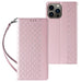 Magnet Strap Case iPhone 14 Case Flip Wallet Mini Lanyard Stand Pink - Cell phone cases and covers<<<HurtelXML