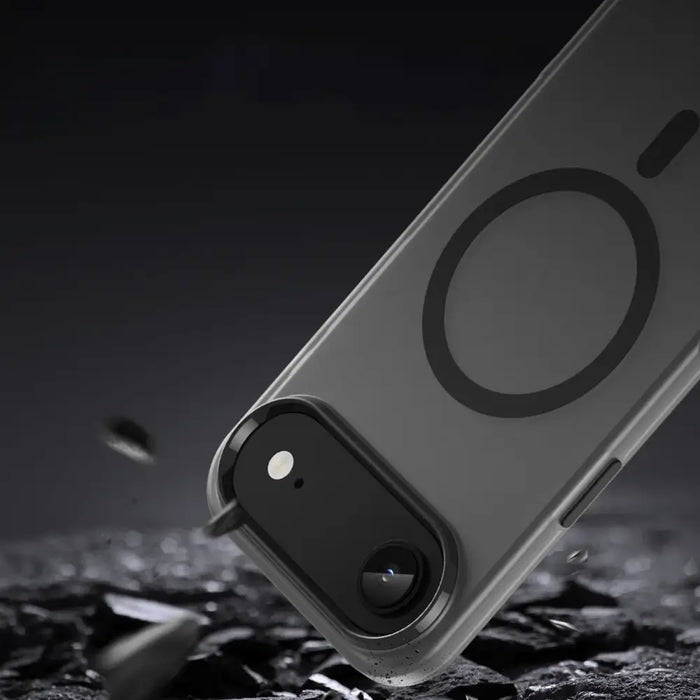 Magnetic Abrasive iPhone 17 Air Case Compatible with MagSafe - Matte Black - Cell phone cases and covers<<<HurtelXML