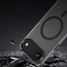 Magnetic Abrasive iPhone 17 Air Case Compatible with MagSafe - Matte Black - Cell phone cases and covers<<<HurtelXML