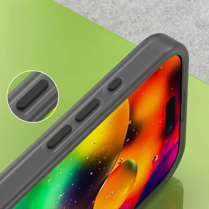 Magnetic Abrasive iPhone 17 Case Compatible with MagSafe - Matte Black - Cell phone cases and covers<<<HurtelXML