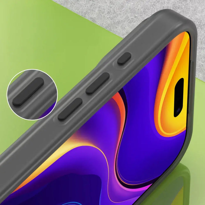 Magnetic Abrasive iPhone 17 Pro Max Case Compatible with MagSafe - Matte Black - Cell phone cases and covers<<<HurtelXML