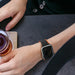 Magnetic Apple Watch SE 9 8 7 6 5 4 3 2 1 (41 40 38 mm) Dux Ducis Strap (LD Version) - black and orange - Cell phone