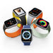 Magnetic Apple Watch SE 9 8 7 6 5 4 3 2 1 (41 40 38 mm) Dux Ducis Strap (LD Version) - black and orange - Cell phone