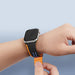 Magnetic Apple Watch SE 9 8 7 6 5 4 3 2 1 (41 40 38 mm) Dux Ducis Strap (LD Version) - black and orange - Cell phone
