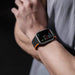 Magnetic Apple Watch SE 9 8 7 6 5 4 3 2 1 (41 40 38 mm) Dux Ducis Strap (LD Version) - black and orange - Cell phone