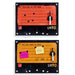Magnetic Board with Marker Gift Decor Yellow Brown Red Green 40 x 30 cm 1 x 40 x 30 cm (4 Units) - Декорация и