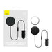 Magnetic Car Phone Holder Baseus CW01 to Ventilation Grid with car charger USB-A 15W + 25W (black) - Phone