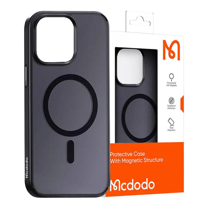 Magnetic case McDodo for iPhone 15 Pro (black) - Protective cases for smartphones<<<Cases<<<GSM Accessories<<<InnproXML