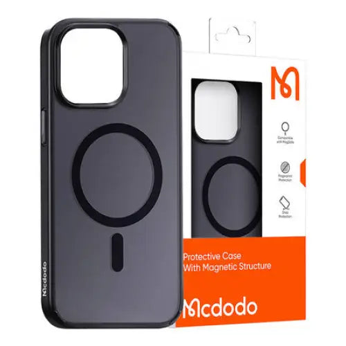 Magnetic case McDodo for iPhone 15 Pro (black) - Protective cases for smartphones<<<Cases<<<GSM Accessories<<<InnproXML