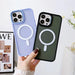 Magnetic case with MagSafe Color Matte Case for iPhone 14 Plus - pink - Cell phone cases and covers<<<HurtelXML