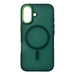 Magnetic Collection MagSafe iPhone 16 Case - Dark Green - Cell phone cases and covers<<<HurtelXML