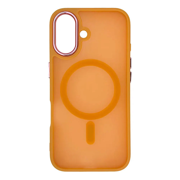 Magnetic Collection MagSafe iPhone 16 Case - Orange - Cell phone cases and covers<<<HurtelXML