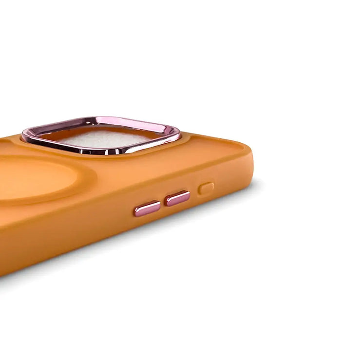 Magnetic Collection MagSafe iPhone 16 Pro Case - Orange - Cell phone cases and covers<<<HurtelXML
