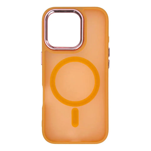 Magnetic Collection MagSafe iPhone 16 Pro Case - Orange - Cell phone cases and covers<<<HurtelXML