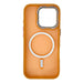 Magnetic Collection MagSafe iPhone 16 Pro Max Case - Orange - Cell phone cases and covers<<<HurtelXML