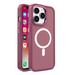 Magnetic Color Matte Case for iPhone 15 Pro Max - Burgundy - Cell phone cases and covers<<<HurtelXML