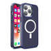 Magnetic Color Matte Case for iPhone 15 Pro - navy blue - Cell phone cases and covers<<<HurtelXML