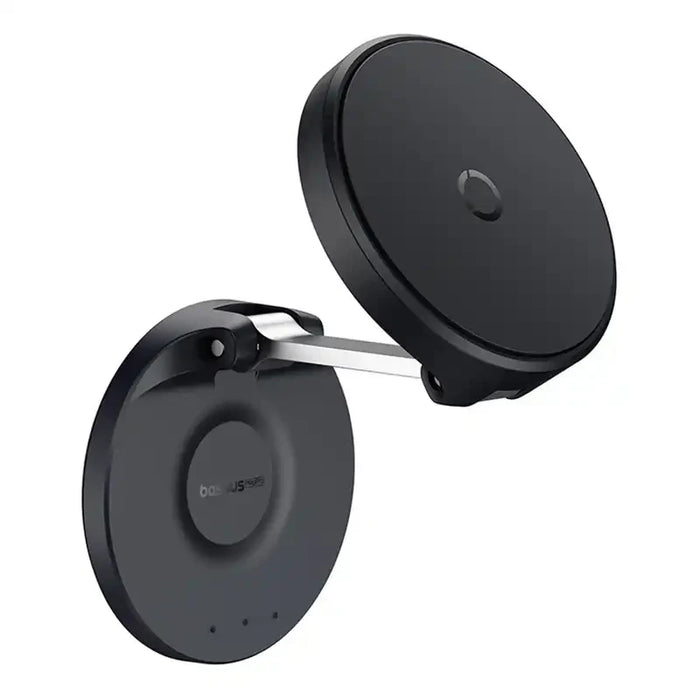Magnetic Desktop Phone Stand Baseus MagPro self-adhesive (black) - Straps mounts