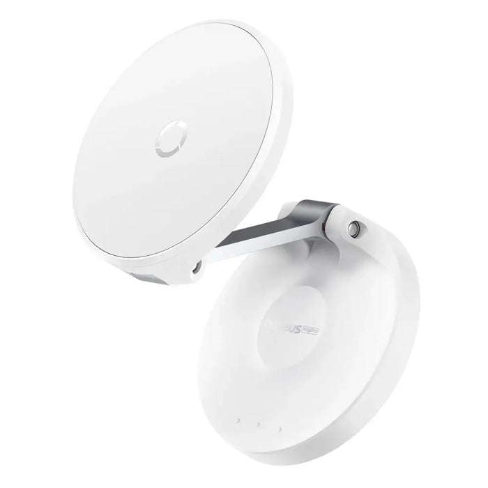Magnetic Desktop Phone Stand Baseus MagPro self-adhesive (white) - Straps mounts