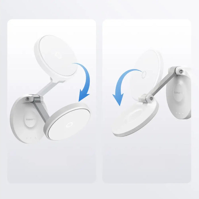 Magnetic Desktop Phone Stand Baseus MagPro self-adhesive (white) - Straps mounts