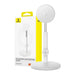 Magnetic Desktop Phone Stand Baseus MagPro (white) - Straps mounts and holders<<<Mounts<<<Tripods<<<Selfie