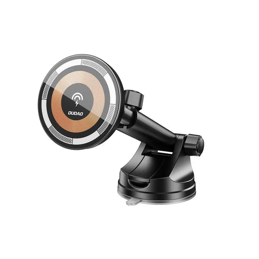 Magnetic holder with MagSafe inductive charger for cockpit/air vent 15W Dudao F12MAX+ - black - Cell phone