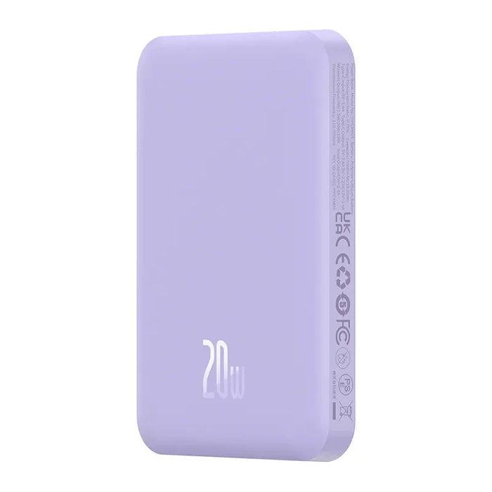 Magnetic Mini Powerbank Baseus 5000mAh 20W (purple) - Powerbanks<<<GSM Accessories<<<InnproXML&&&Powerbanks<<<HurtelXML