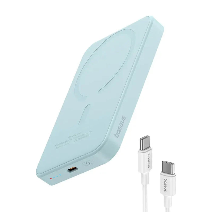 Magnetic Mini Powerbank Baseus 5000mAh USB-C 20W (blue) - Powerbanks<<<Energy<<<InnproXML&&&Powerbanks<<<HurtelXML