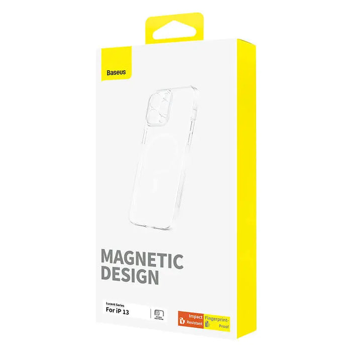 Magnetic Phone Case for iP 13 Baseus OS-Lucent Series (Clear) - Protective cases for smartphones<<<Cases<<<GSM