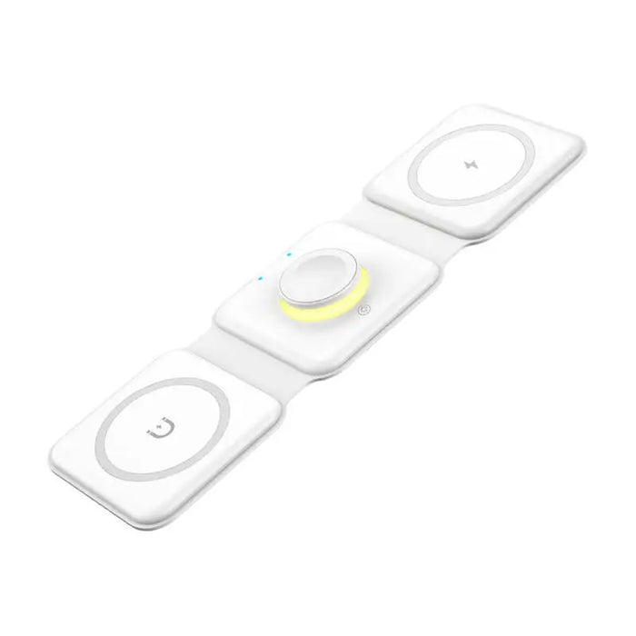 Magnetic wireless charger Essager EWXCX3-NMC02 3w1 15W (white) - Wireless chargers<<<Chargers<<<GSM