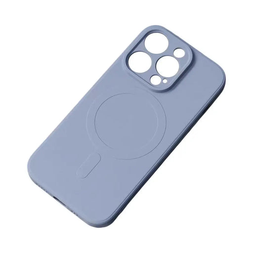 MagSafe compatible silicone case for iPhone 15 Silicone Case - gray - Cell phone cases and covers<<<HurtelXML