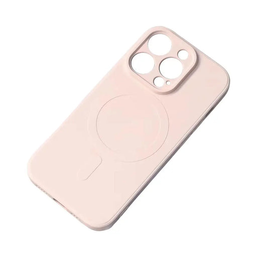 MagSafe compatible silicone case for iPhone 15 Plus Silicone Case - Cream - Cell phone cases and covers<<<HurtelXML