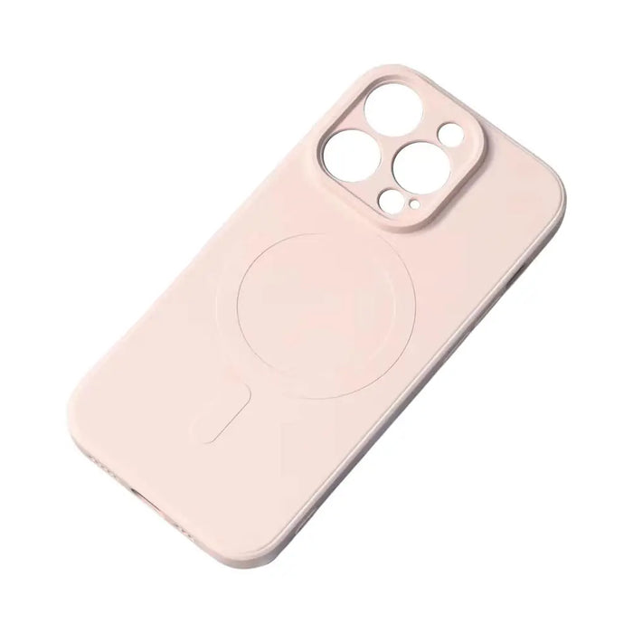 MagSafe Compatible Silicone Case for iPhone 15 Plus Silicone Case - Pink - Cell phone cases and covers<<<HurtelXML