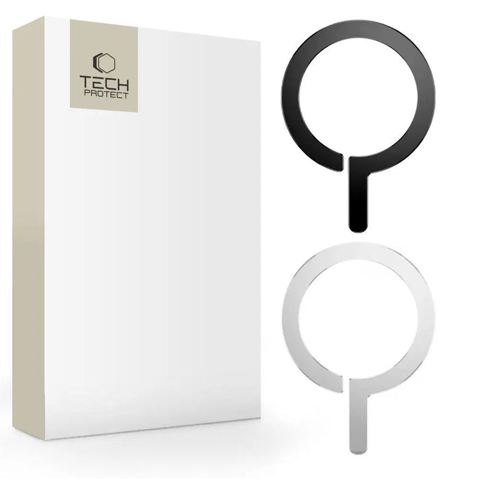 MagSafe Tech-Protect MetalRing Universal Magnetic - Black / Silver (2 pcs.) - Other cell phone equipment<<<HurtelXML