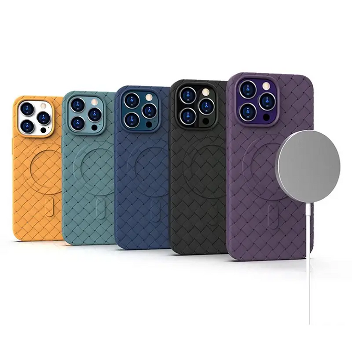 MagSafe Woven Case for iPhone 13 Pro - navy blue - Cell phone cases and covers<<<HurtelXML