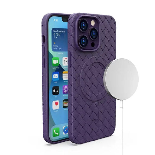 MagSafe Woven Case for iPhone 14 Pro - purple - Cell phone cases and covers<<<HurtelXML