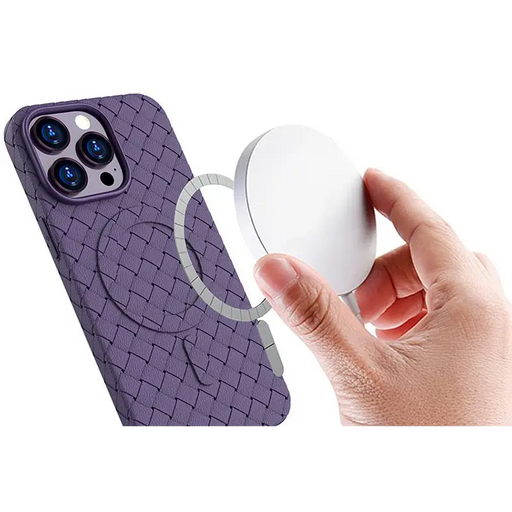 MagSafe Woven Case for iPhone 15 Pro Max - navy blue - Cell phone cases and covers<<<HurtelXML