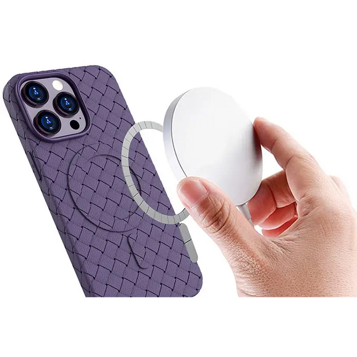 MagSafe Woven Case for iPhone 15 Pro - purple - Cell phone cases and covers<<<HurtelXML