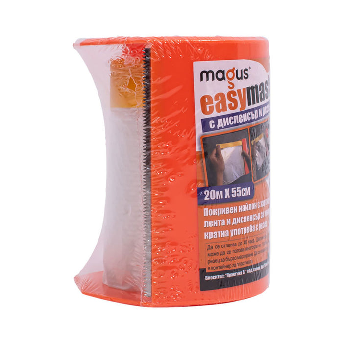 COVERED NYLON WITH PAPER TAPE AND MAGUS EASYMASK DISPENSER