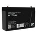 Maintenance-free AGM VRLA Battery Green Cell AGM39 6V 7.2Ah (for alarm system cash register toy)